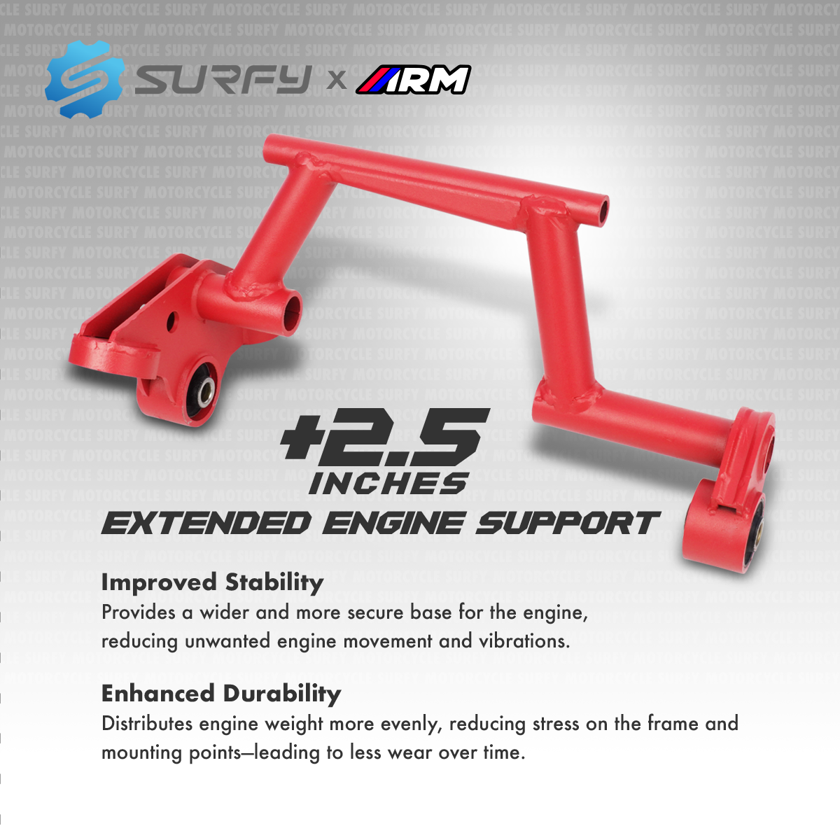 ARM Engine Support Extended 6cm For ADV 150/160 100% Pure Steel ARUMI ...