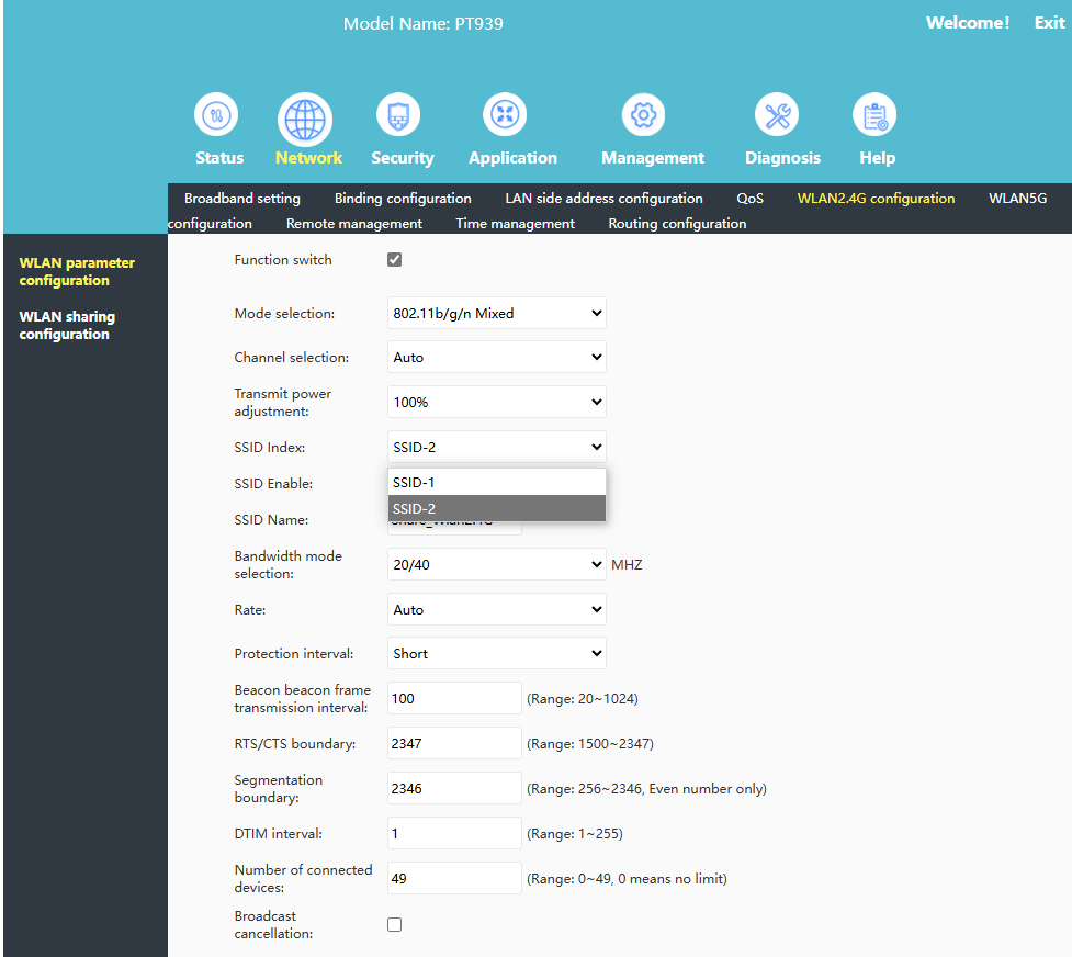 Used Dual Band Modem PT939G XPON EPON ONU ONT OLT 2.4G&5G 1GE+3FE ...