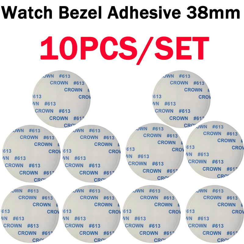 10Pcs/Set Watch Bezel Adhesive 38mm Ceramic Ring Mouth Double-Sided ...