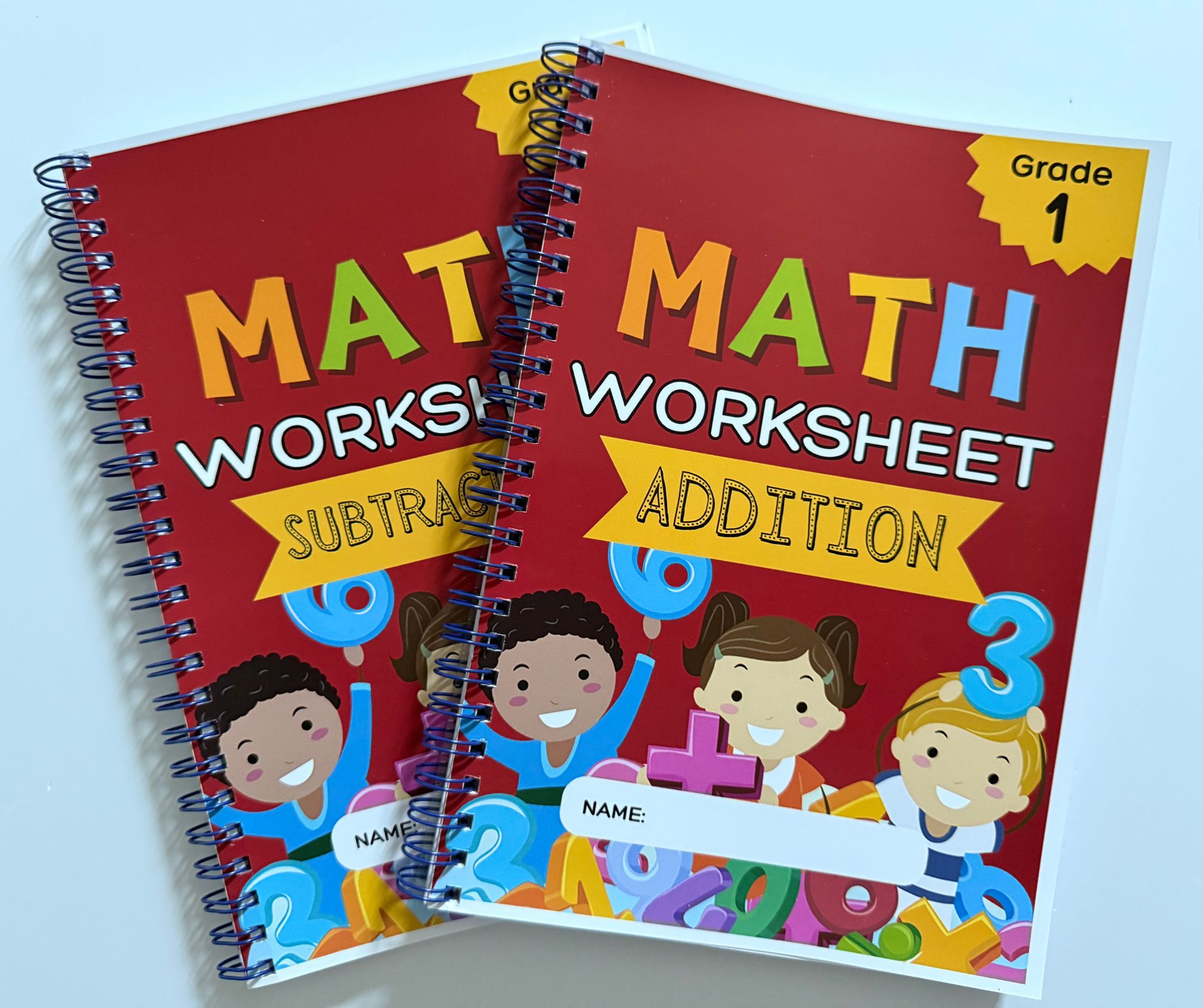 Math Workbook for Grade 1 Addition,Subtraction,Multiplication,Division ...