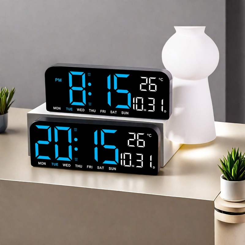 Large LED Digital Wall Hang And Display Stand Clock With Timer ...
