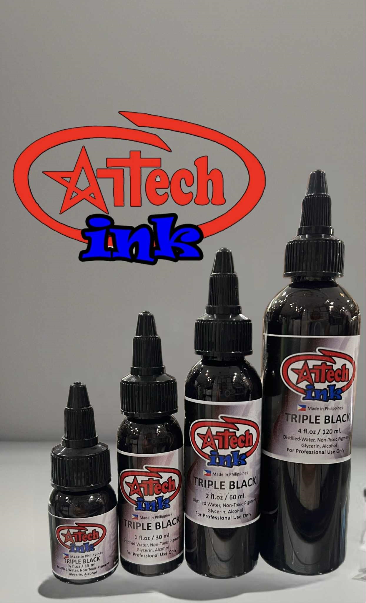 Artech Ink Color Triple Black (½ oz, 1 oz, 2 oz, 4 oz) | Shopee Philippines
