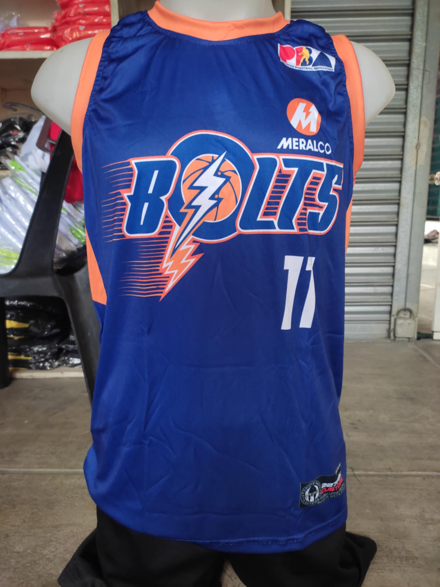 PBA Retro Jersey Meralco Bolts Newsome #11 | Shopee Philippines