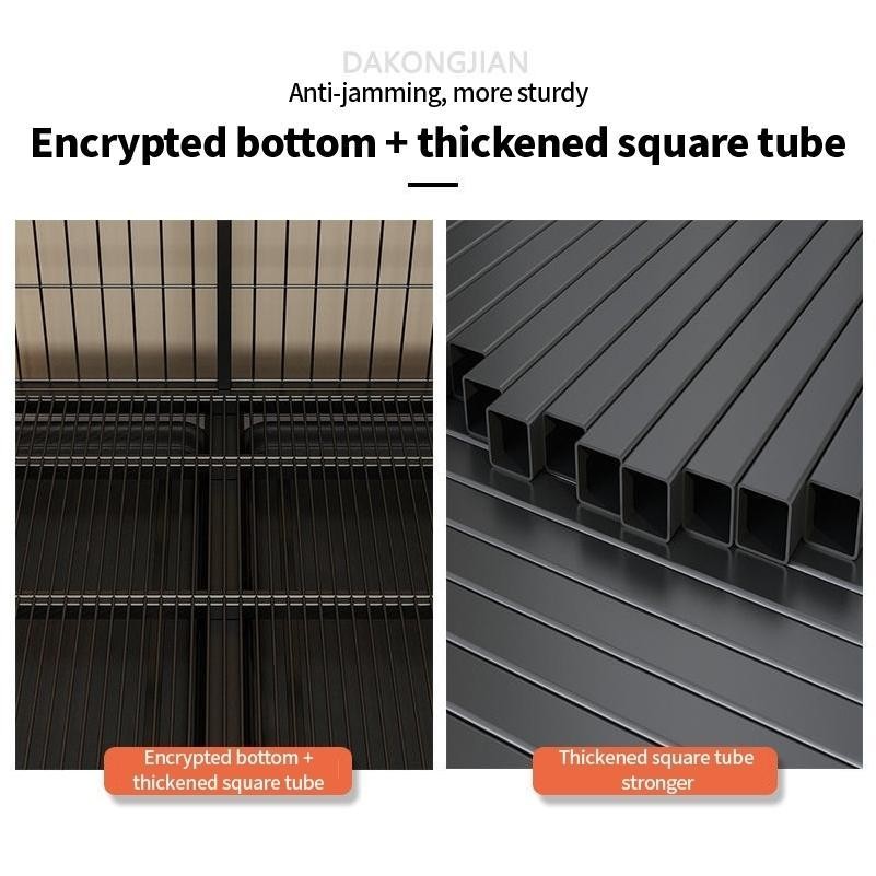 TPS Dog Cage Convenience Wheeled And Movable Pen Fence with 4 Wheels ...