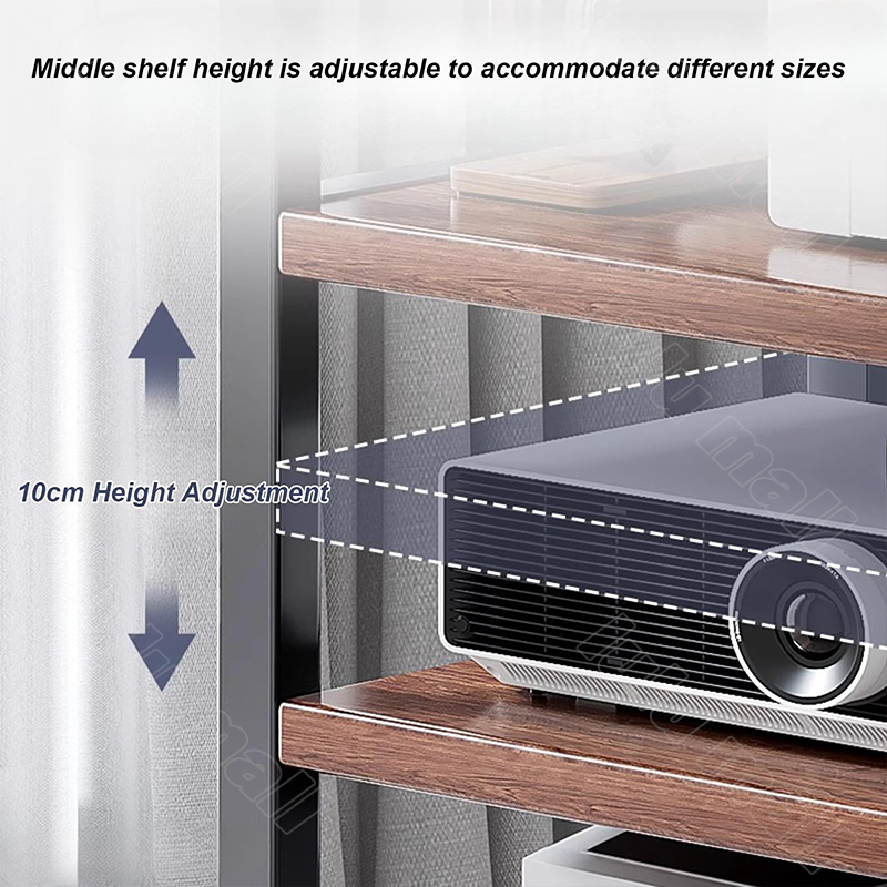 Mobile Printer Stand Large Machine Stand Heavy Duty Rolling Table with ...