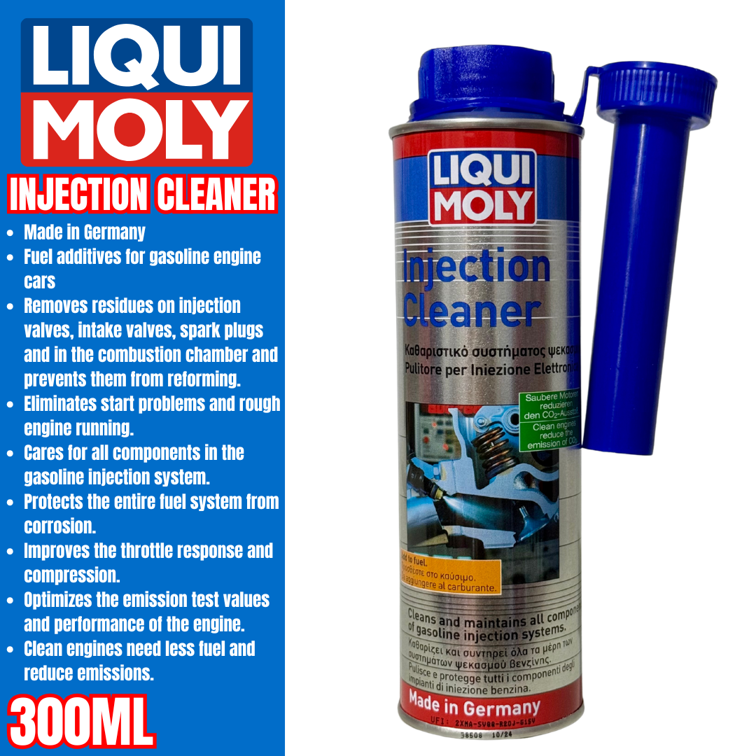 Liqui Moly Injection Cleaner 300ml - Made in Germany Fuel Additive for