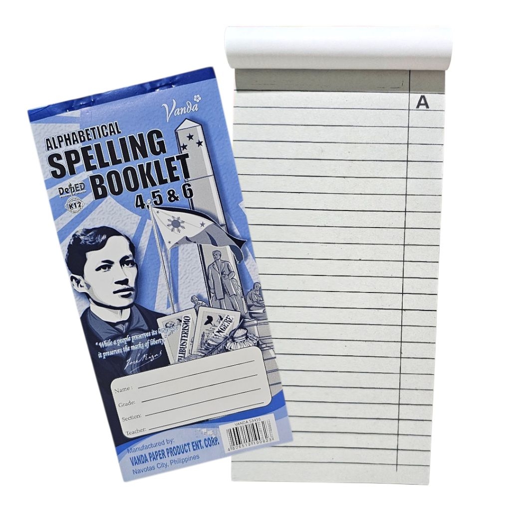 Vanda Alphabetical Spelling Booklet K12 Set of 2 Books | Shopee Philippines