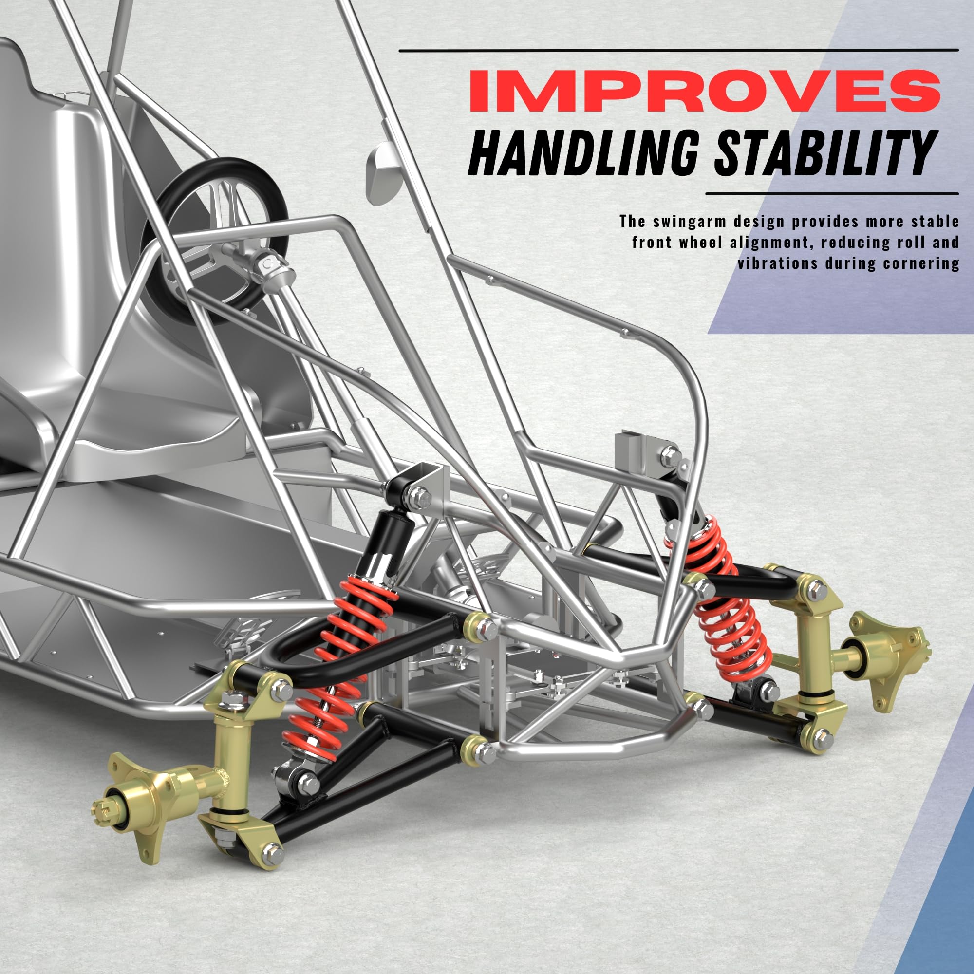 Dual Rocker Arm Assembly All-Terrain Vehicle Front Suspension Upgrade ...