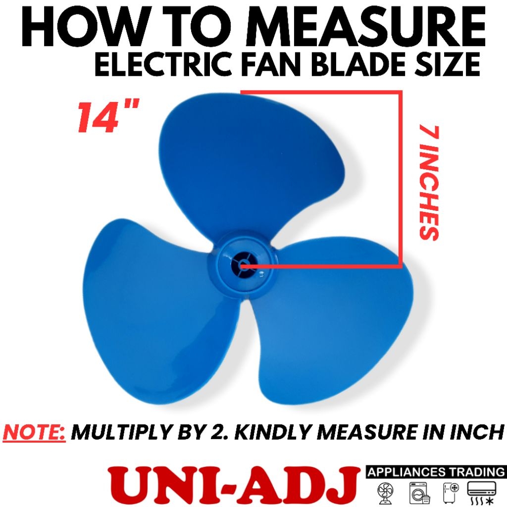 14 Inches Plastic Electric Fan Blade/Elesi - Lapad Spare Parts Only ...
