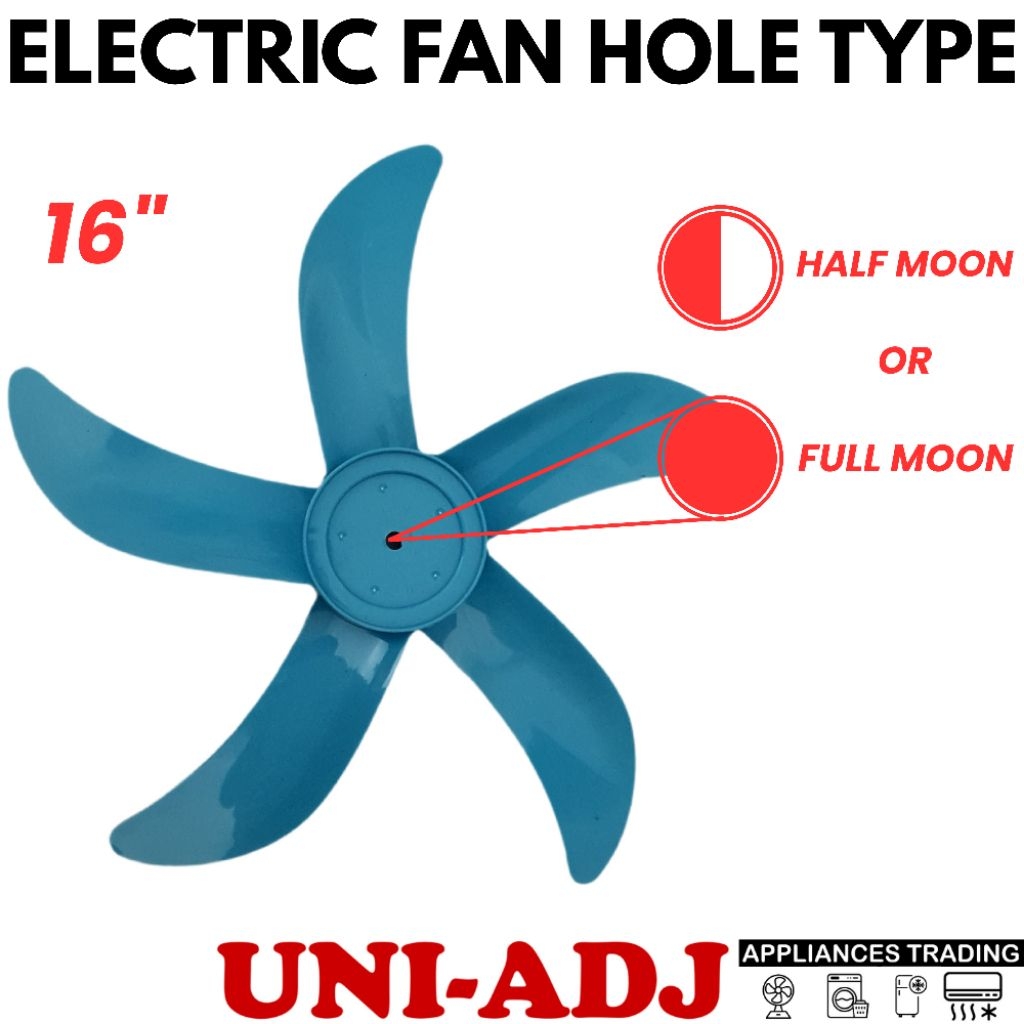 5 Petal - 16 inches Electric Fan Blade/Elesi Plastic Spare Parts Only ...
