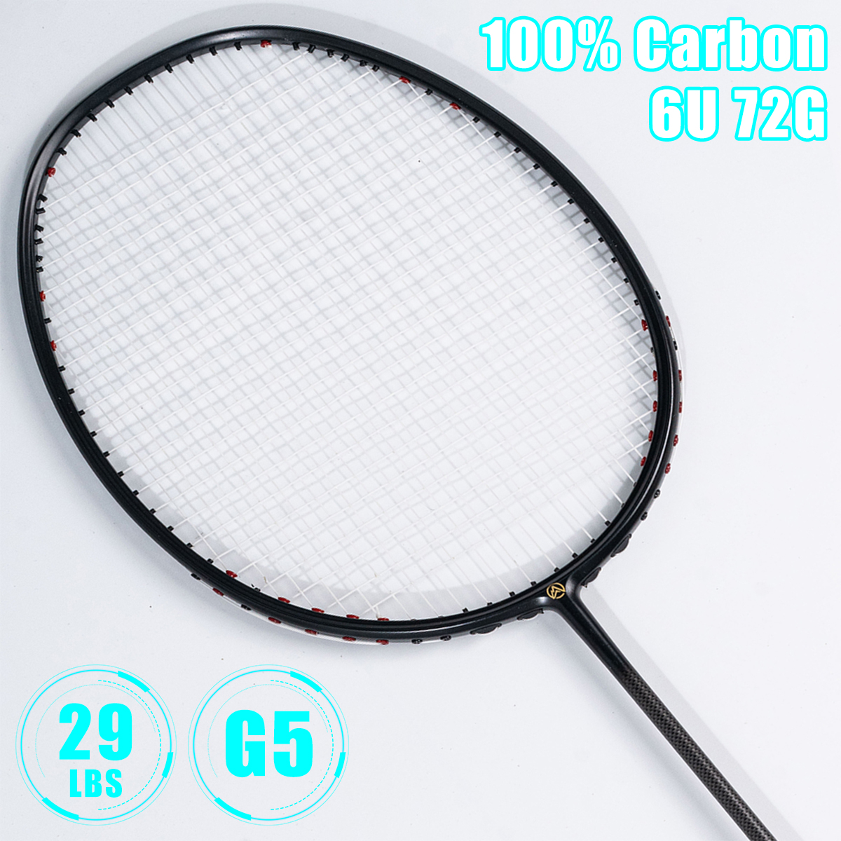 ALPSPORT XHP 2Pcs 6U 72g G5 Badminton Racket Original 100% Carbon 30LBS ...