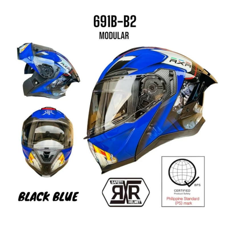 Green Hornet Full Face Helmet rxr modular dual visor helmet Aerodynamic ...