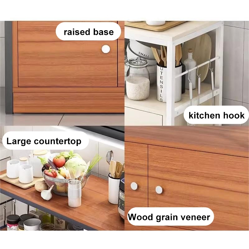 Comfort Haven Furniture Co.Microwave Cabinet Kitchen Cabinet Organizer ...