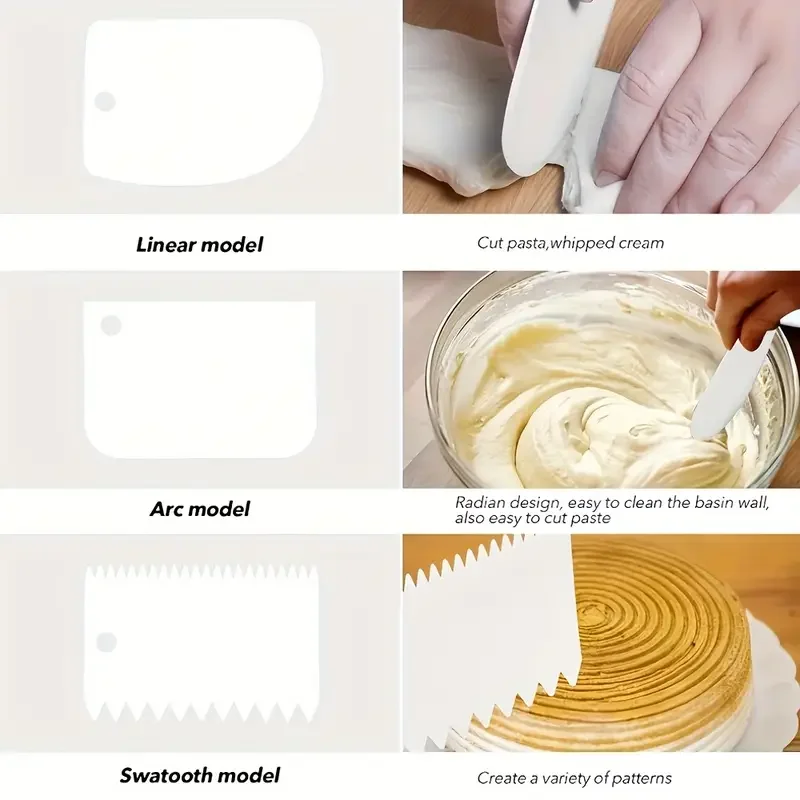Cake Making Tools Kit For Decorating 7Pcs Include Plastic Rotating Cake ...