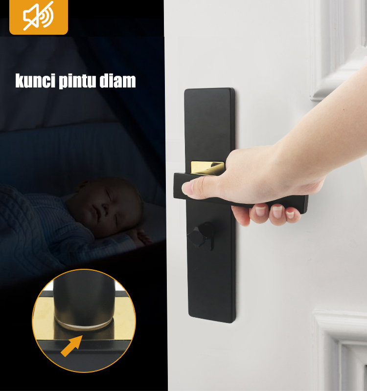 Germany Alloy Door knob Main Door Locks Set Heavy Duty With Anti-theft ...