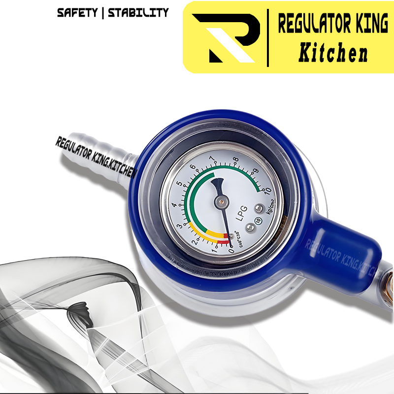 IC-777 Heavy Duty LPG Regulator with Auto Shut-Off Safety Gas Leak ...