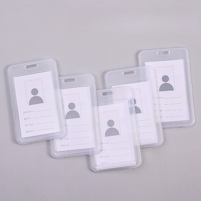 PVC ID Card Cover Plastic Card Sleeve Case To Protect Credit Cards Bank ...