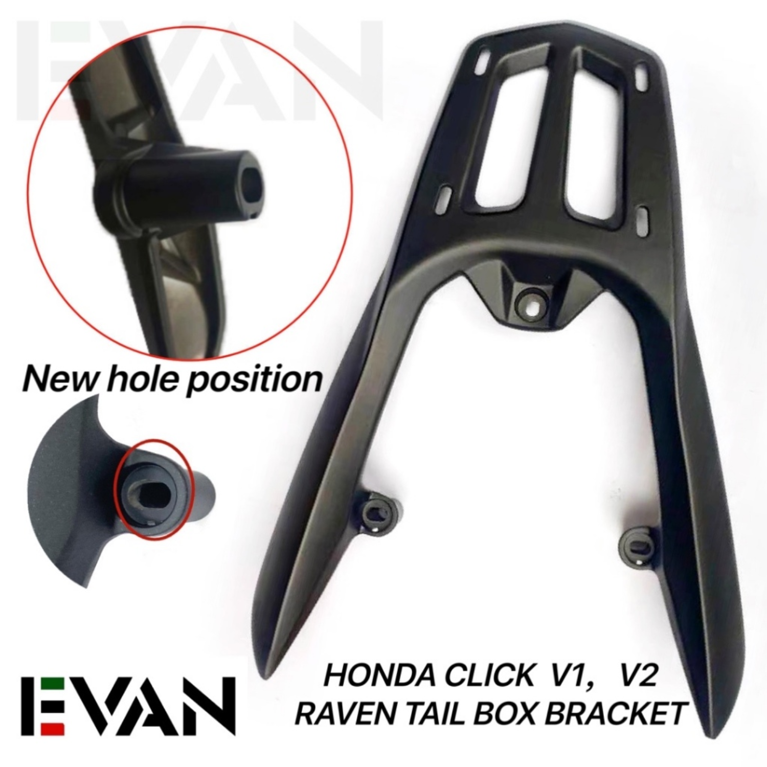 Yestar 1 pc Top Box Bracket Honda Click v1 v2 Raven Bracket Moto Box ...