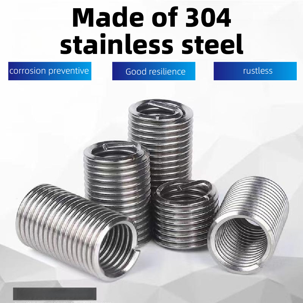 150pcs/304 stainless steel wire thread sleeve M3-M8 series thread ...