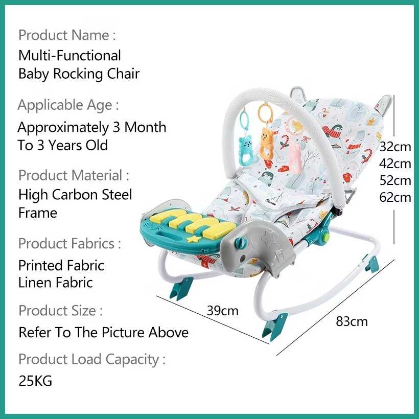 Baby rocking chair duyan for baby newborn rocking bed infant child baby ...
