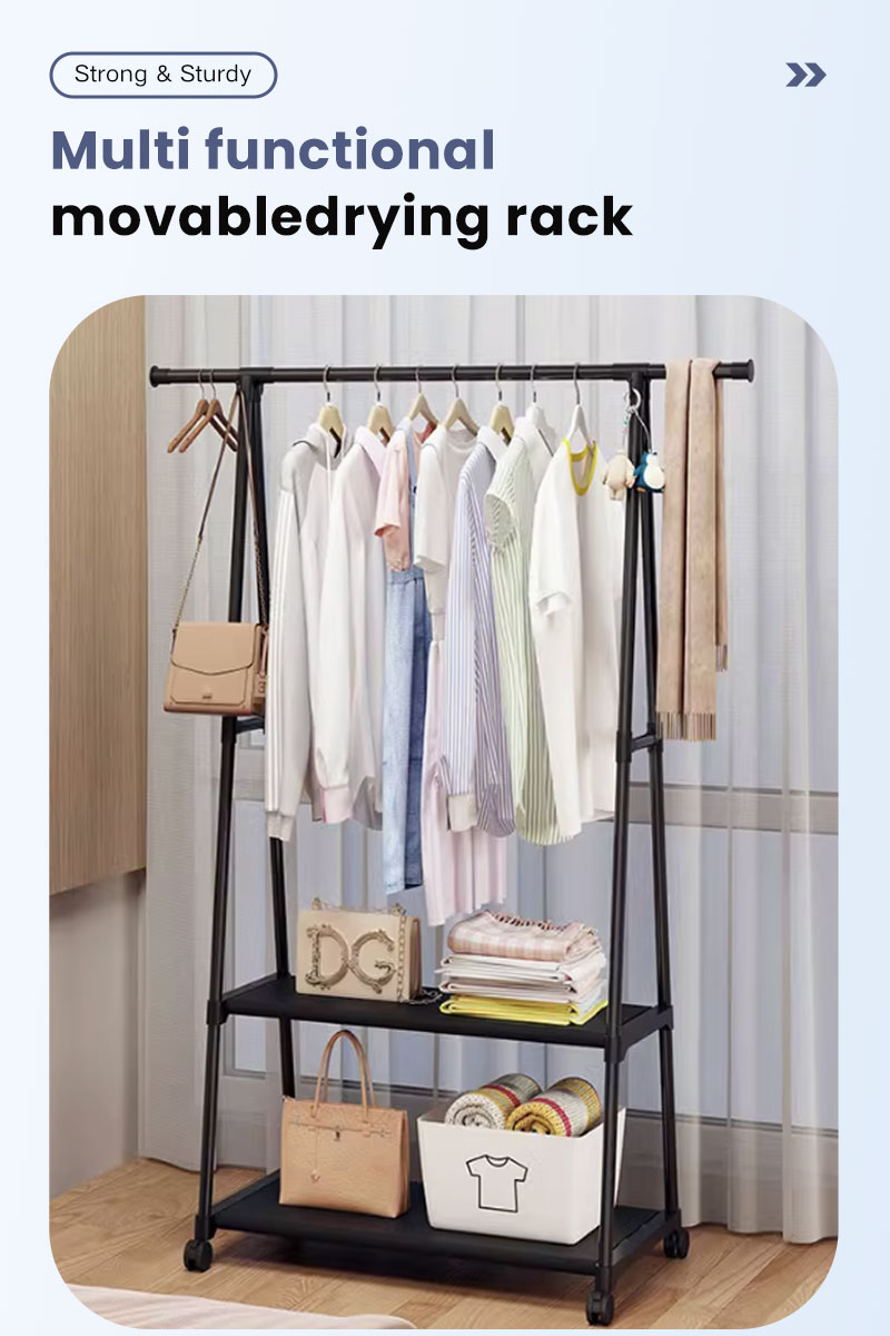 ⚡COD⚡Ready Stock Triangle Coat Rack Bedroom Multi-function Clothes ...