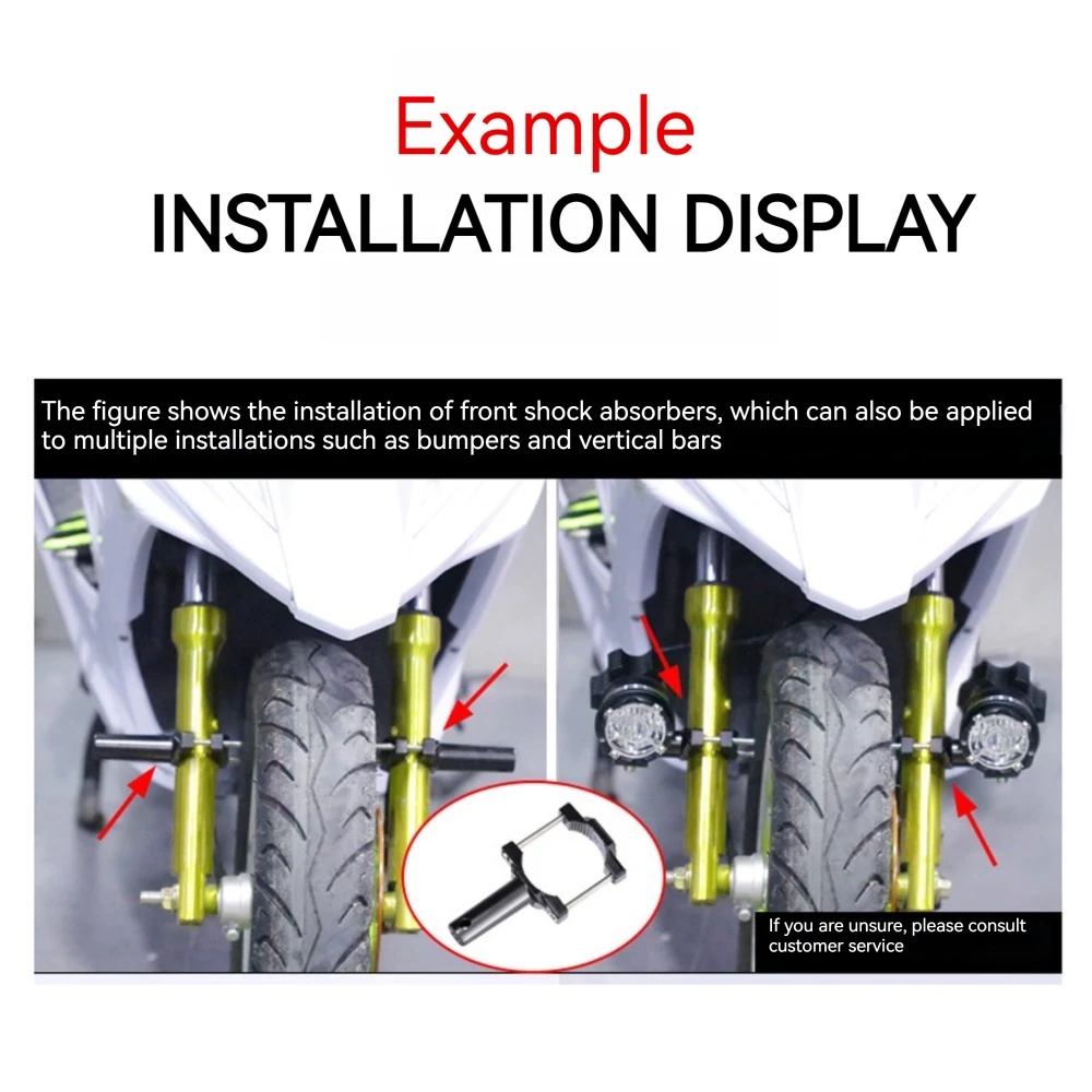 Fit Mounting Bracket Accessory For Motorcycle Bumper Fixed Bracket ...