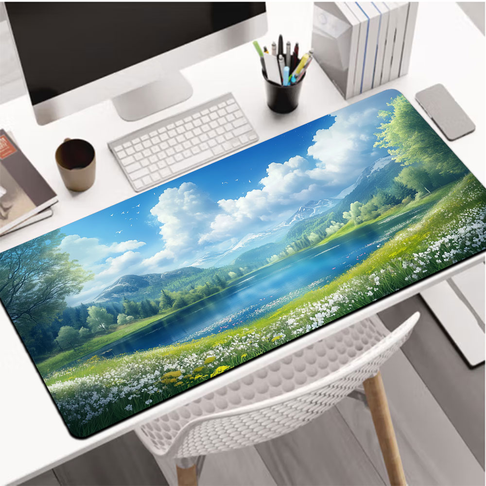 1pc landscape Large Mouse Pad computer mat Desk Mat keyboard mat Office ...