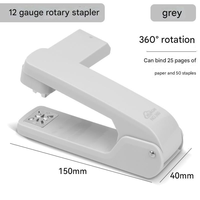 Large 360 Degree Rotating Stapler Labor-saving Stylish Office Student ...