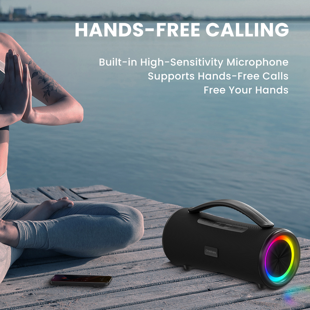 Orashare 40W Bluetooth Speaker Powerful Sound With RGB Light Deep Bass ...