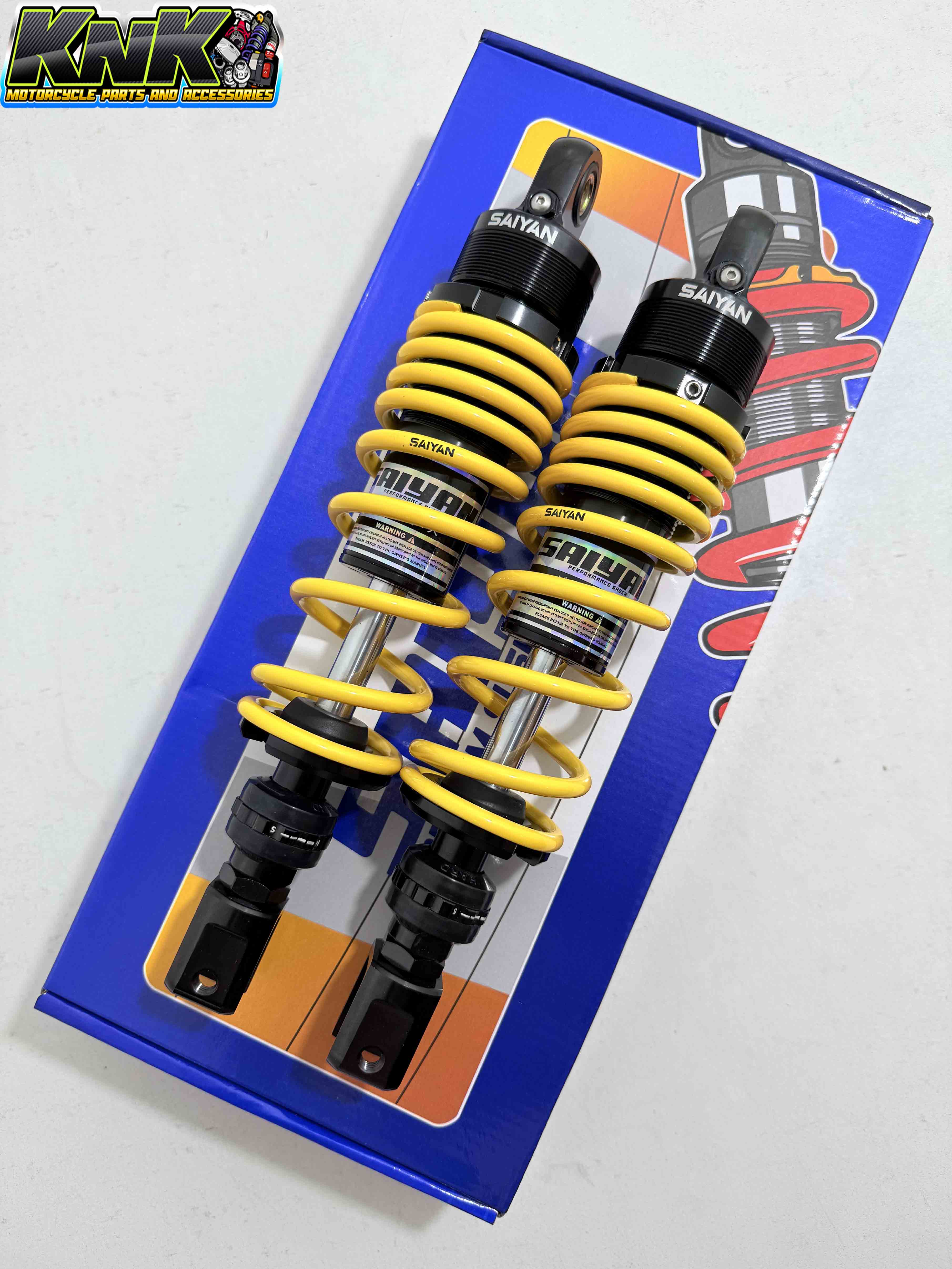 SAIYAN SUSPENSION FULLY REBOUND 305MM-335MM FOR AEROX NMAX V2 NMAX V1 ...