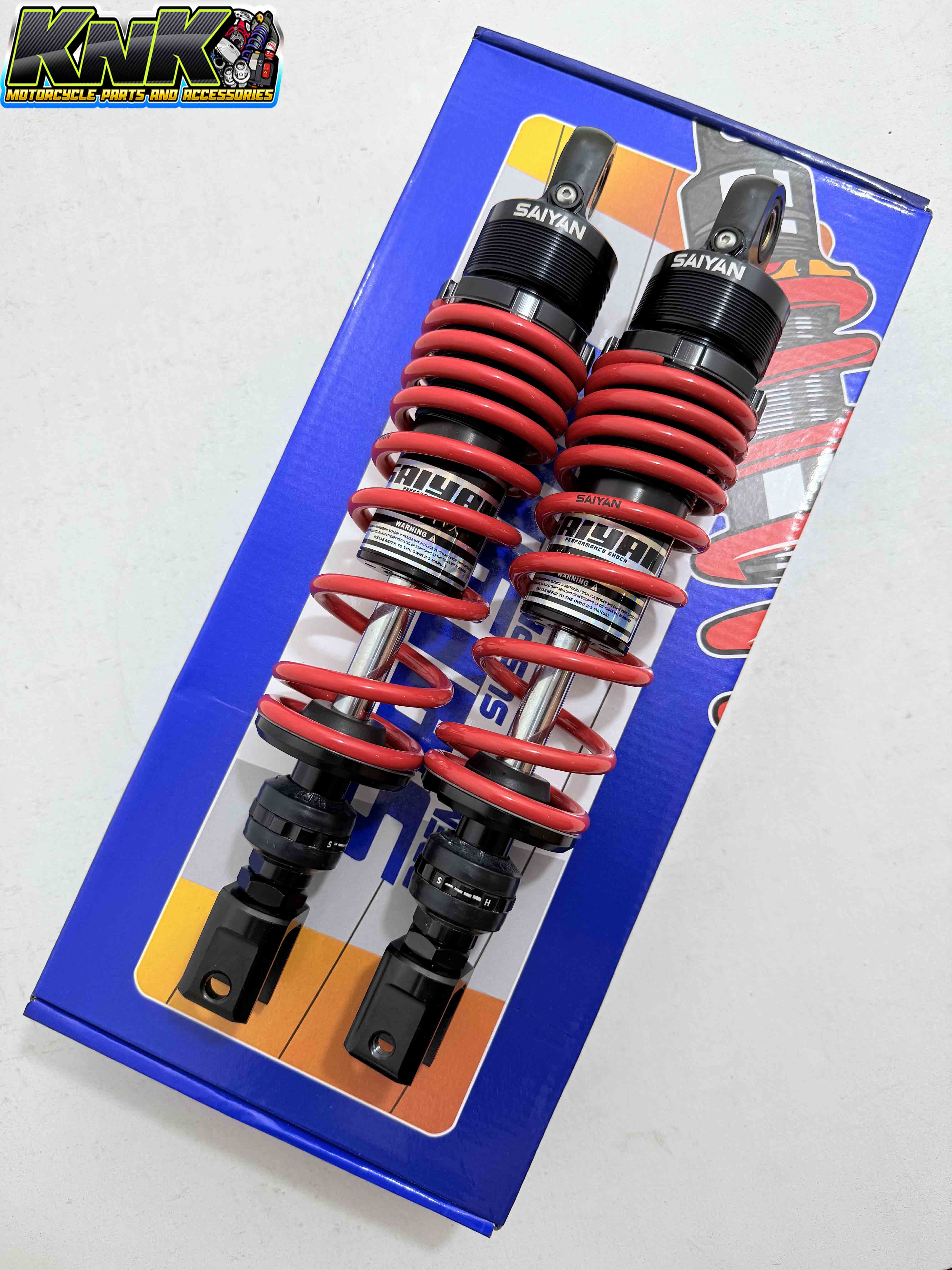 SAIYAN SUSPENSION FULLY REBOUND 305MM-335MM FOR AEROX NMAX V2 NMAX V1 ...