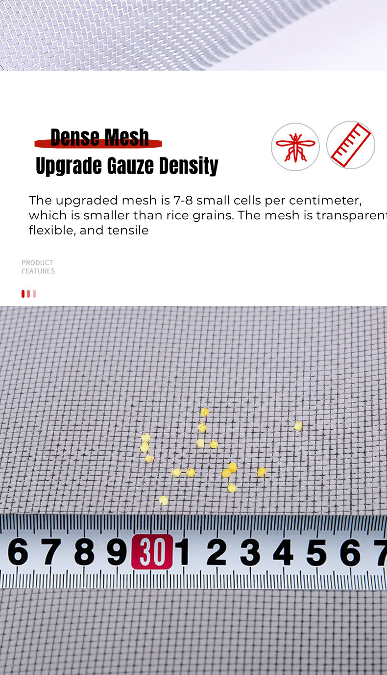 Mosquito Net for Window with Velcro Screen Mesh for Door Insect Self ...