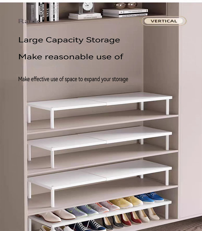 Retractable shoe cabinet layered partition shoe rack compartment ...