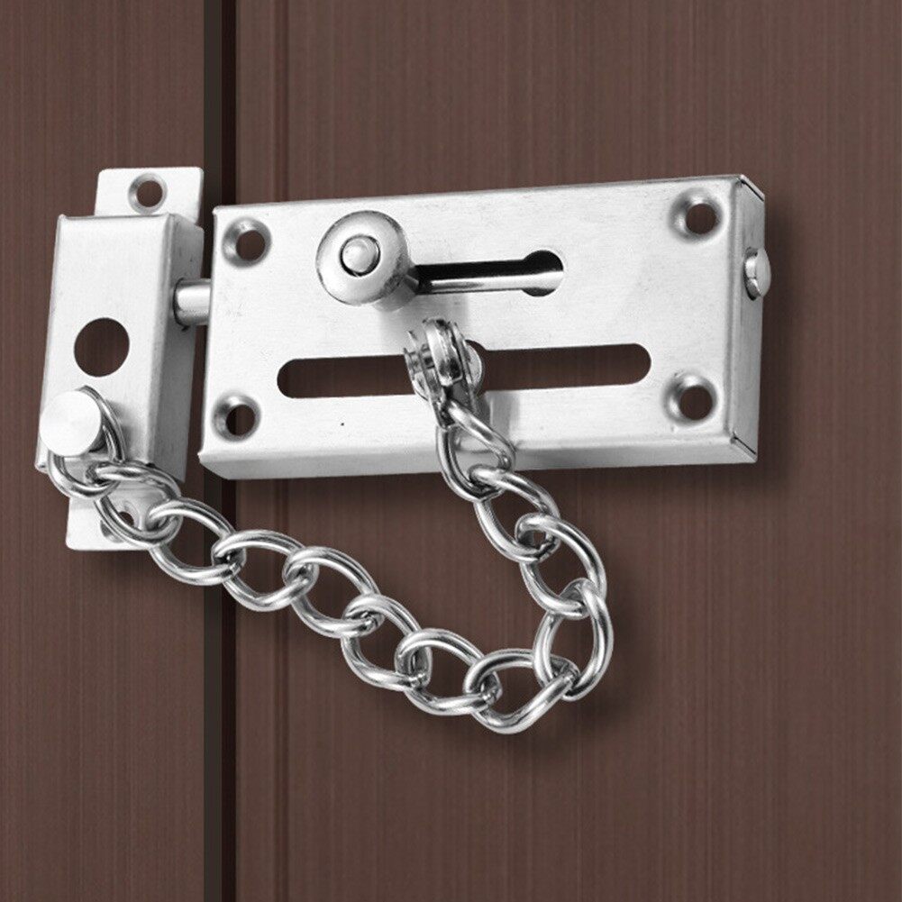 Stainless Steel Door Chain Lock Chain Guard Locks For Inside Door ...