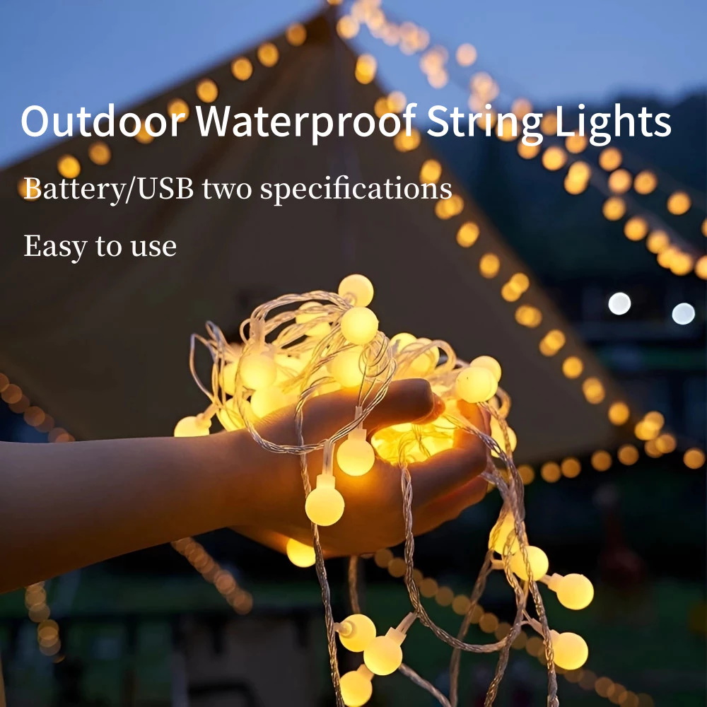 10M LED Fairy Lights String Lights Bulb Ball Lamp USB Powered For ...