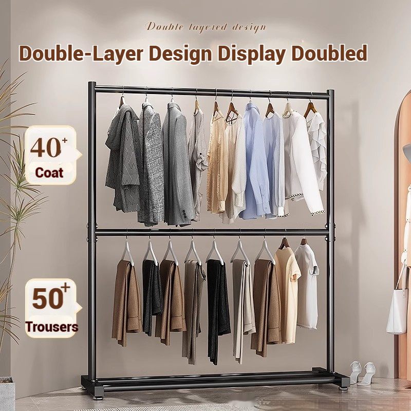 Sampayan Stainless Clothes Rack Metal Heavy Duty Bedroom Clothes Hanger ...