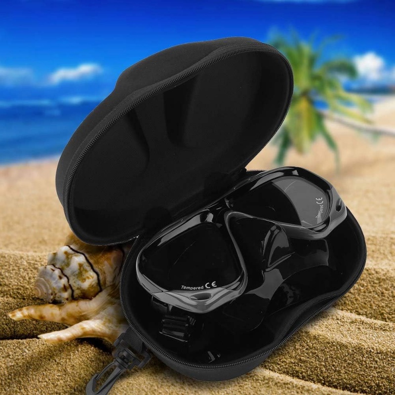 DIVI Folded Snorkeling Set for Adult Diving Mask Snorkel Scuba Diving ...