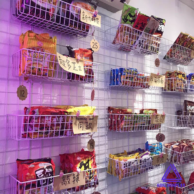 Hanging organizer wire mesh hanging basket hanging sari sari store ...