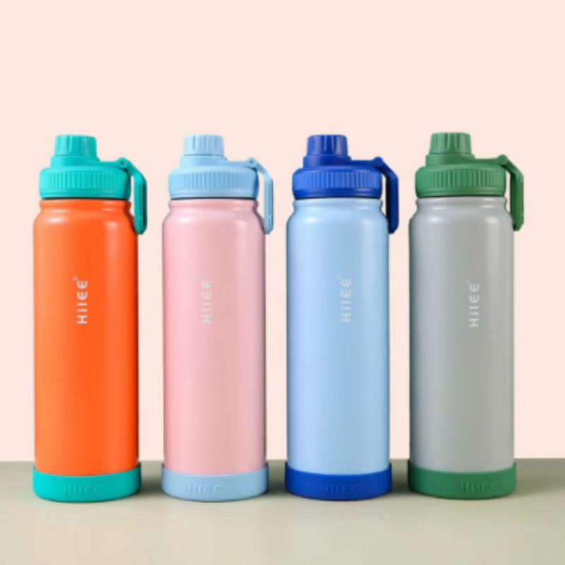 HILEE Colorful Water Bottle 1000ml/800ml – Leak-Proof, BPA-Free, Sports ...