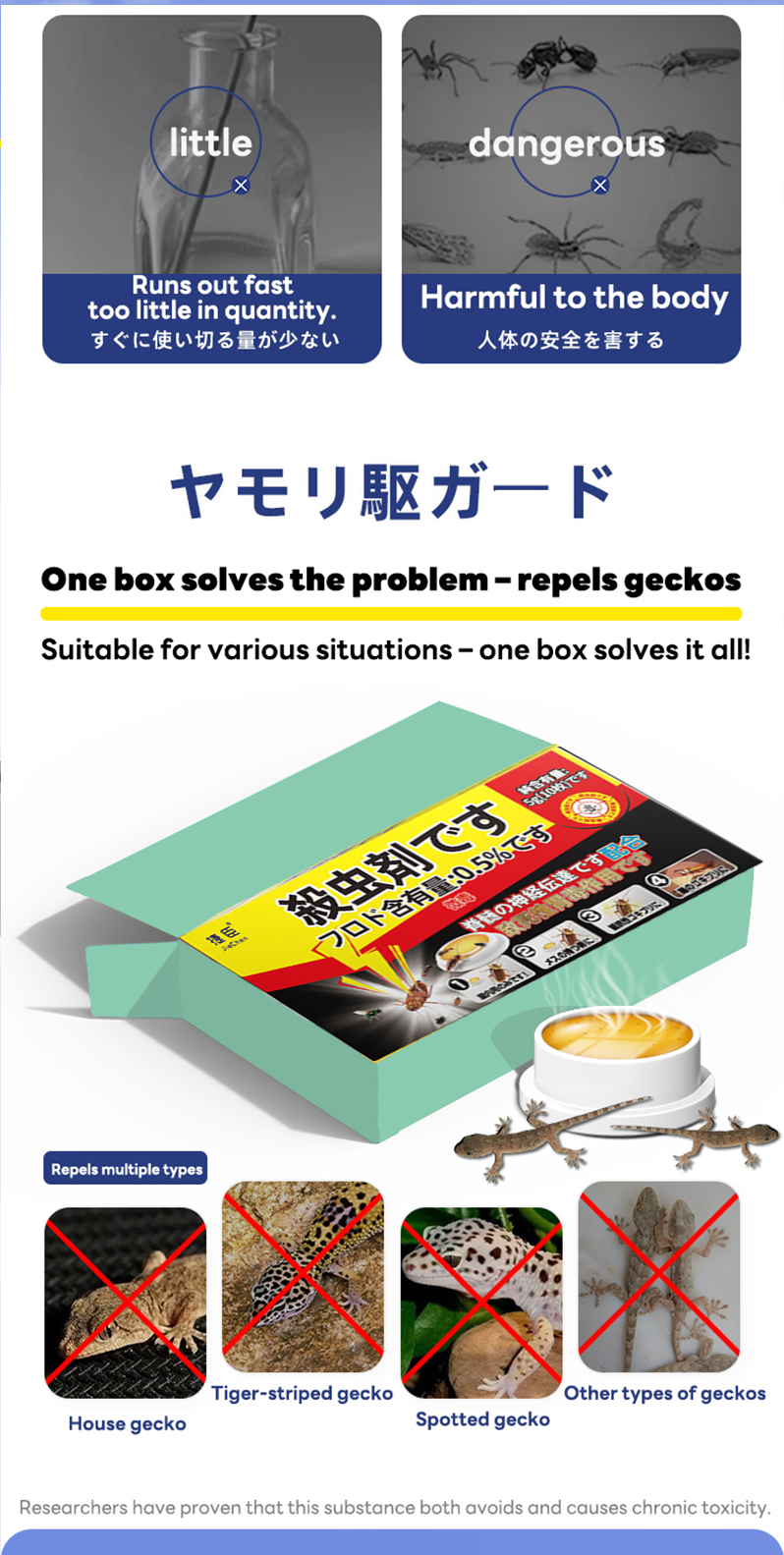 1second Kill a nest of lizard killer 8 Pcs/Box Ang Pinaka Mabisang Pain ...