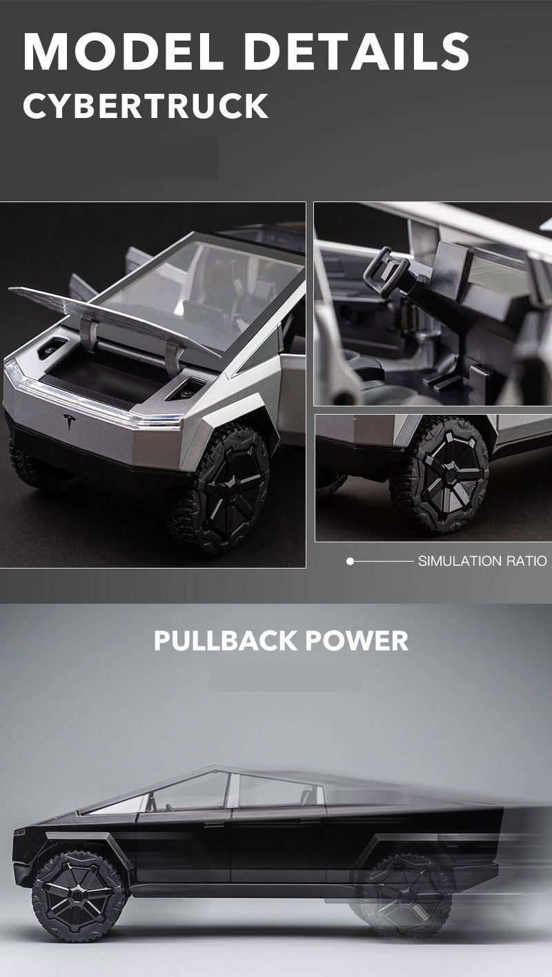 1:14 Tesla Cyber Pickup electric remote control car racing toy car ...