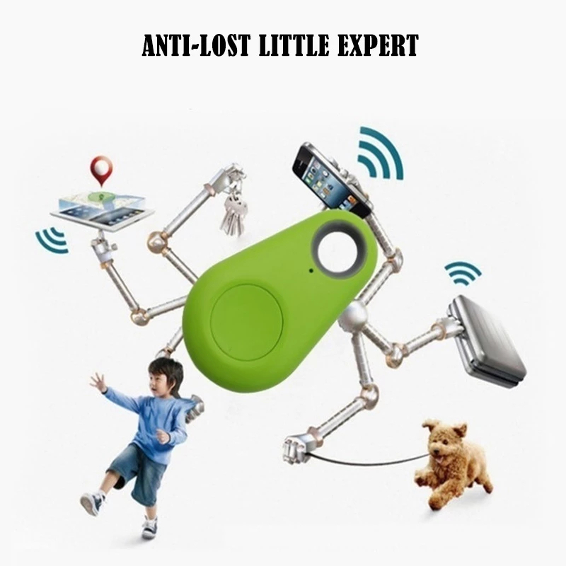 Popcorn Mini GPS Tracker Anti-loss Child Wireless Bluetooth Smart Kids ...