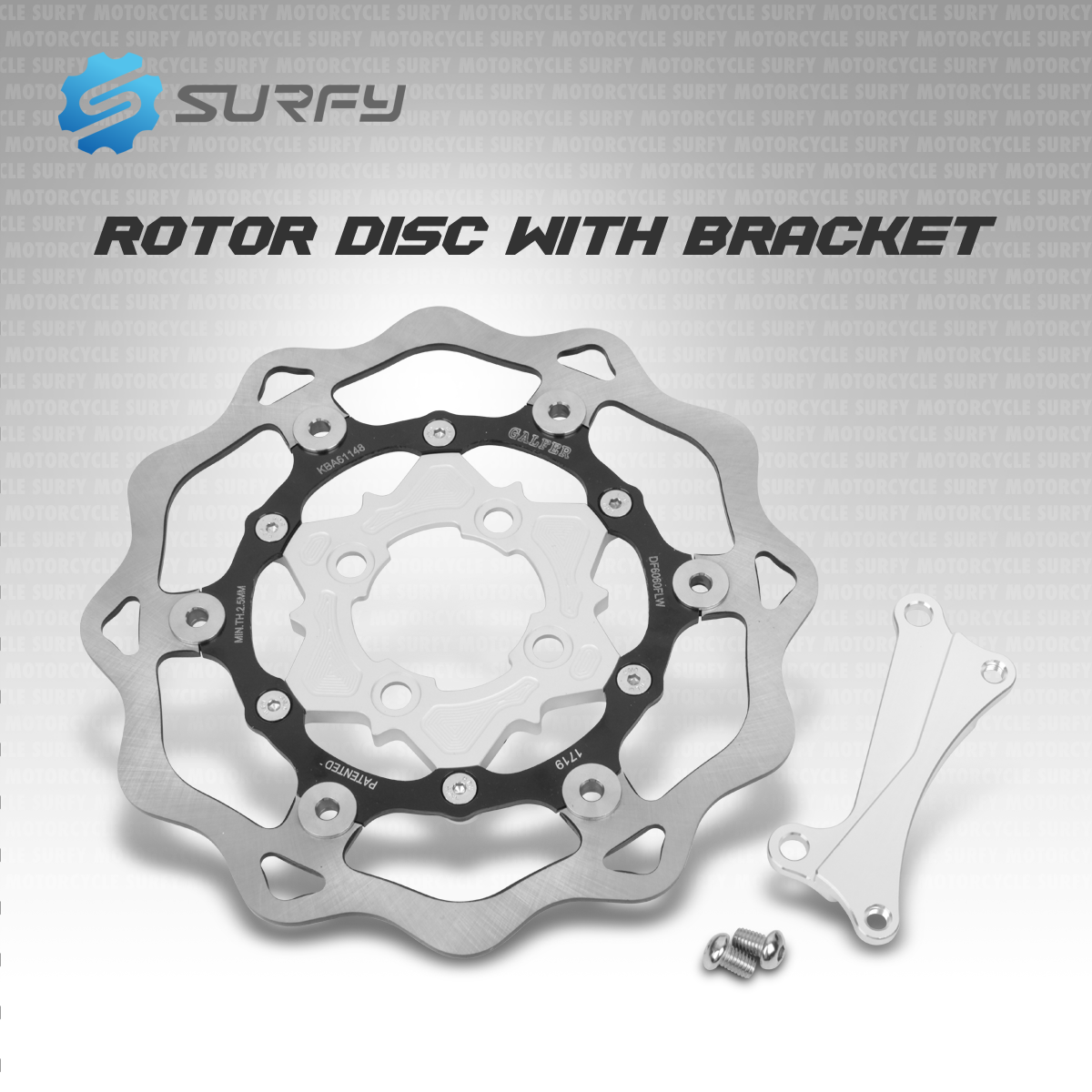 Galfer CNC Floating Disc 260mm Common 4holes For Mio/Click/Beat/Genio ...