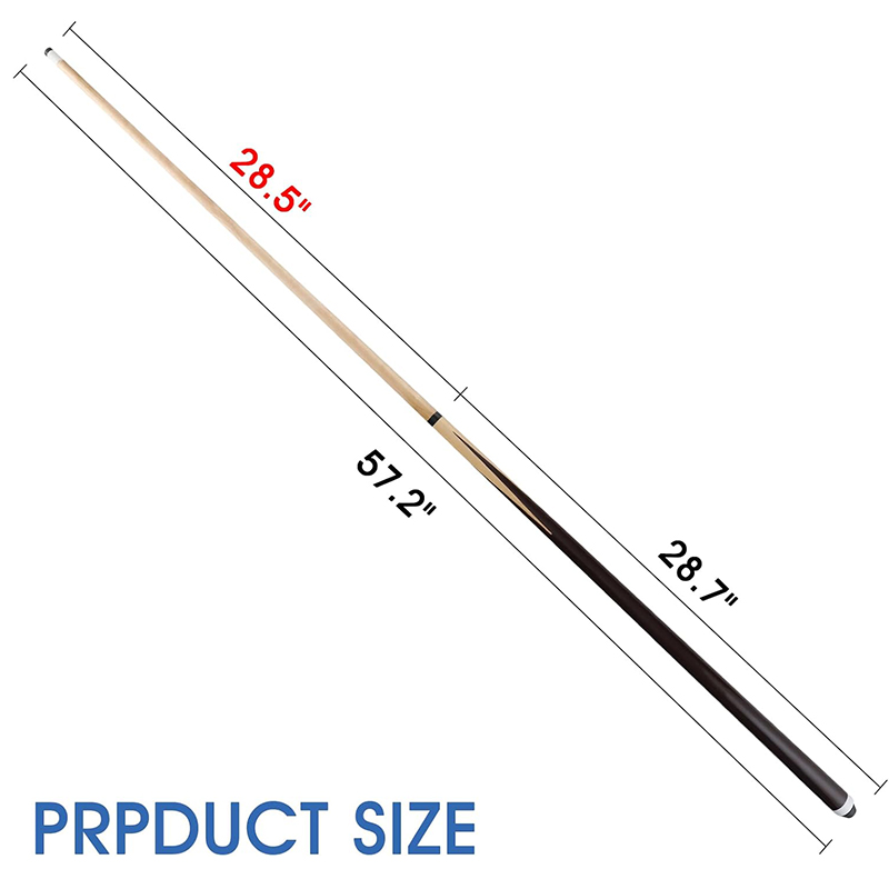 Two Folds Billiard Foldable Maple Superb Cue Pool Stick Snooker ...