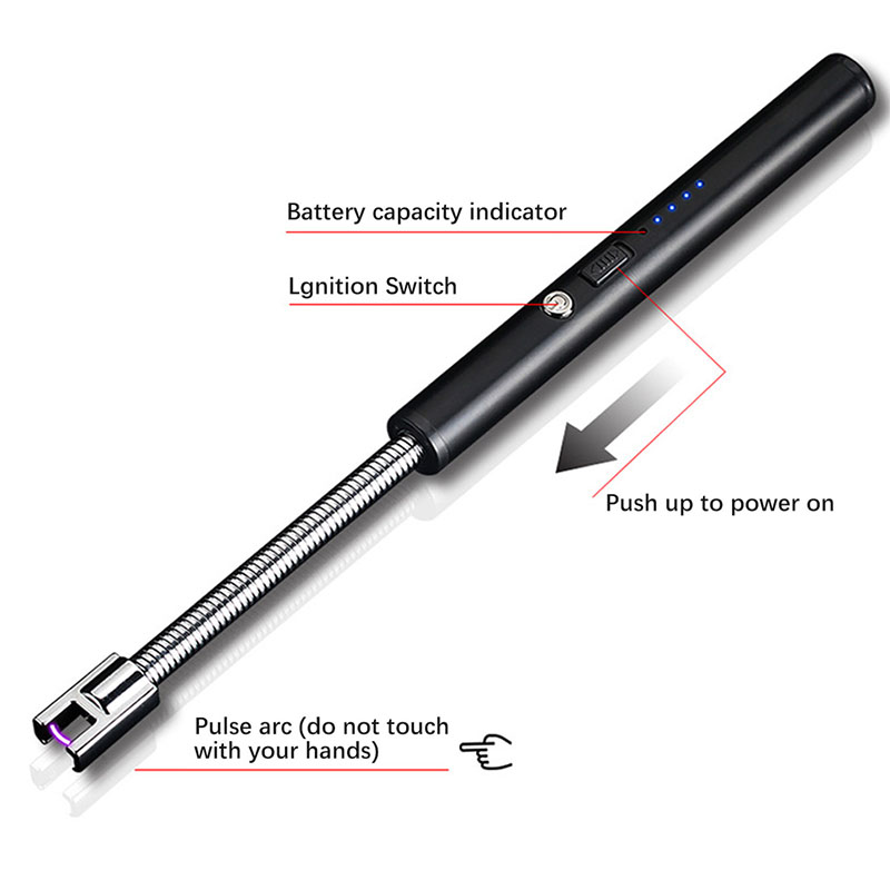 Fire safety equipmentr USB Rechargeable Electric Arc Igniter 360 ...