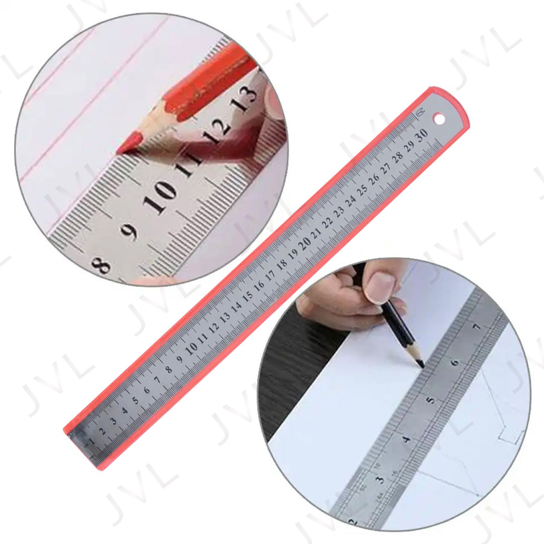 12inch Ruler Transparent ruler, wooden ruler, steel ruler Measuring ...