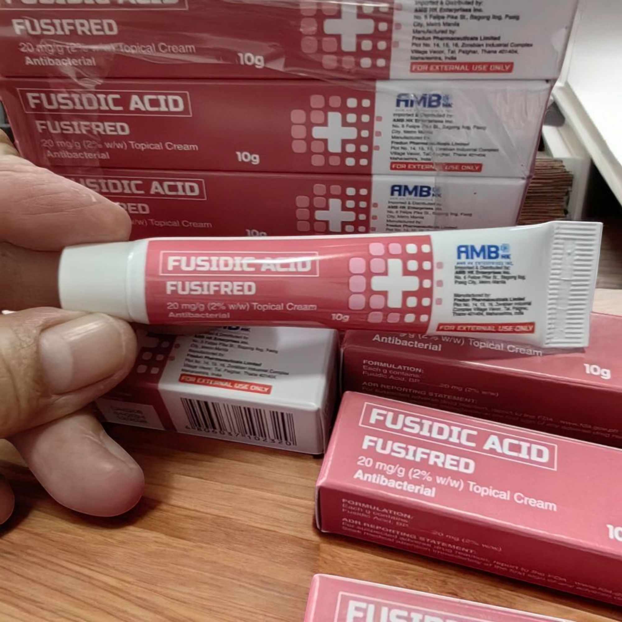 FUSIFRED FUSIDIC ACID TOPICAL CREAM ANTIBACTERIAL 10g 1 TUBE | Shopee ...