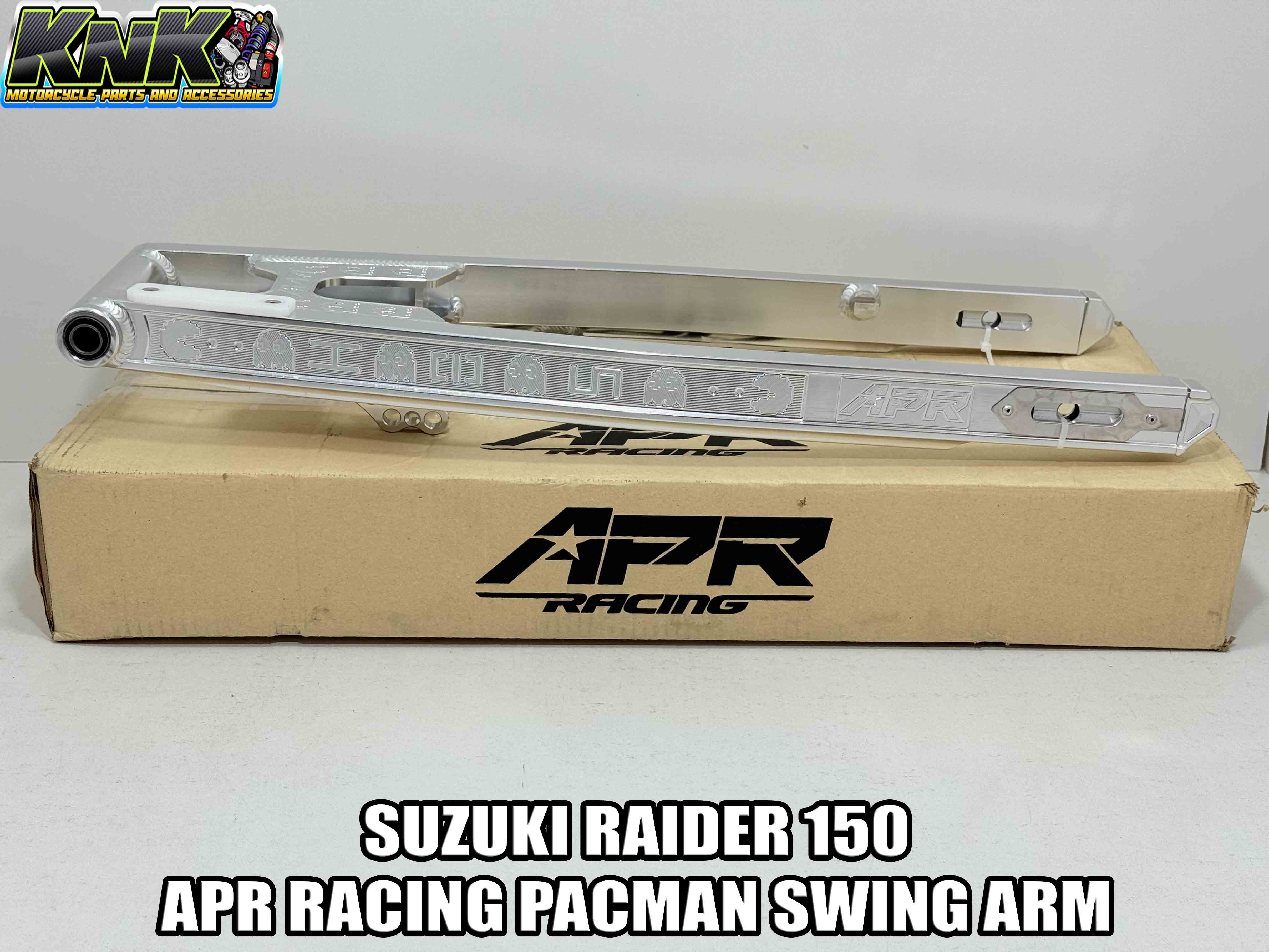 APR RACING PACMAN SWING ARM NONSLOTTED FOR SUZUKI RAIDER 150 / RAIDER ...