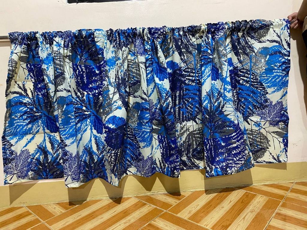 leafcy design pang lababo curtain 60x30 inches | Shopee Philippines