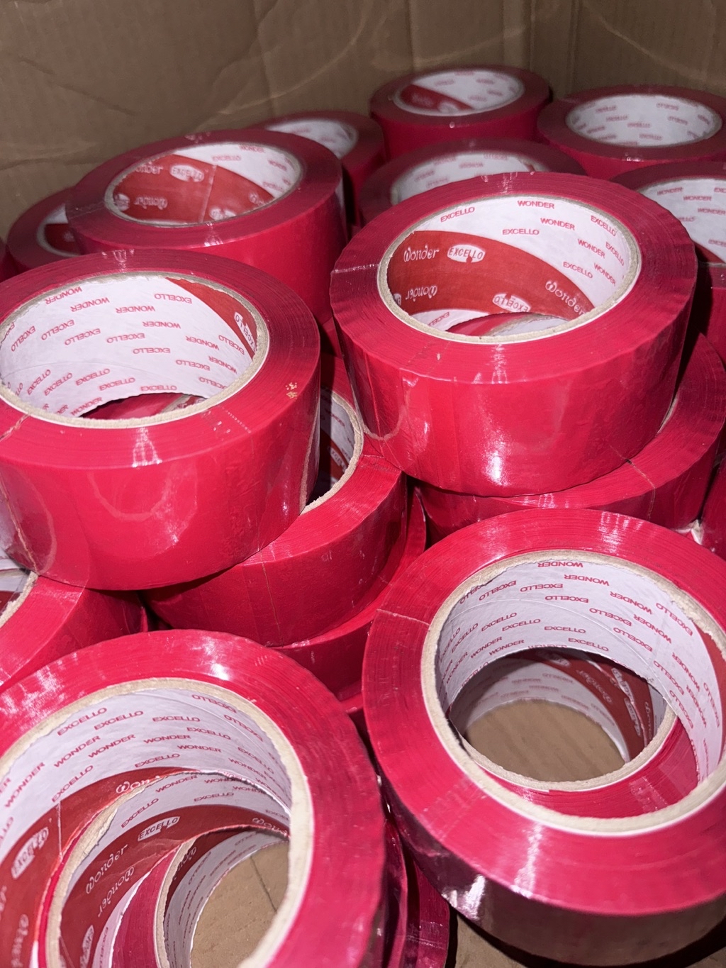 Red Packaging Tape 2” x 100M High Adhesive X Sold per Pc | Shopee ...